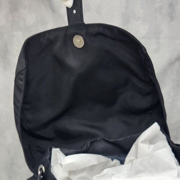 Prada Tessuto Nylon Saffiano Robot Backpack w/ Dust Bag - Black - Picture 15 of 15